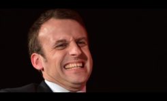 Macron sur Twitter : fok fuck fake !