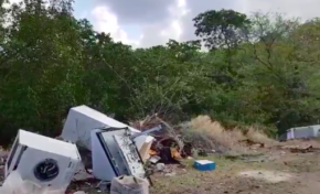 Les pollueurs sont des ordures - Pointe chaudière - Vauclin - Martinique