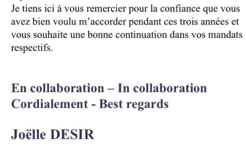 Comité Martiniquais du Tourisme : Joëlle Désir boucle ses valises