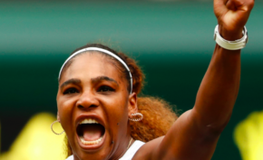 Serena Williams at home