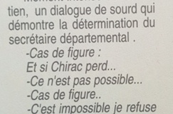 En décembre 1994 personne n'aurait parier 1 franc sur Jacques Chirac...sauf lui