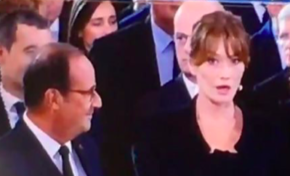 François Hollande : "Mon dieu Carla...votre robe ...satan l'habite"