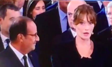 François Hollande : "Mon dieu Carla...votre robe ...satan l'habite"