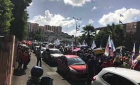 Manifestation du 5 décembre. Fort-de-France. Vidéo+photos