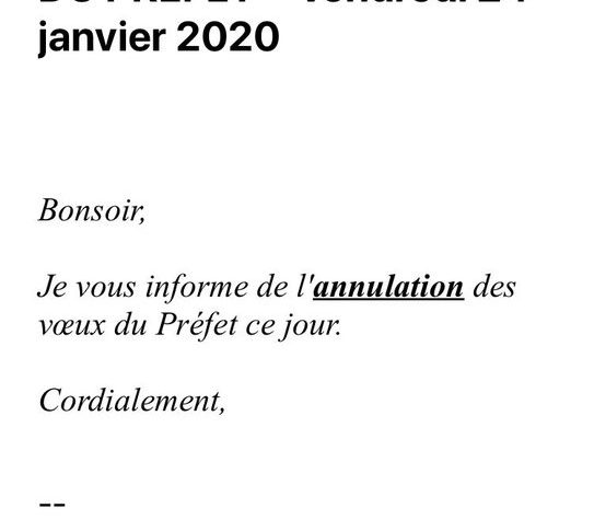 L'image du jour 25/01/20