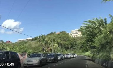 Embouteillage monstre en Martinique. (vidéo)