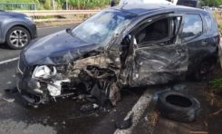 Déconfinement en Martinique : premier accident de la route. On est les champions 🥇🎉🎊🎊👏👏👏