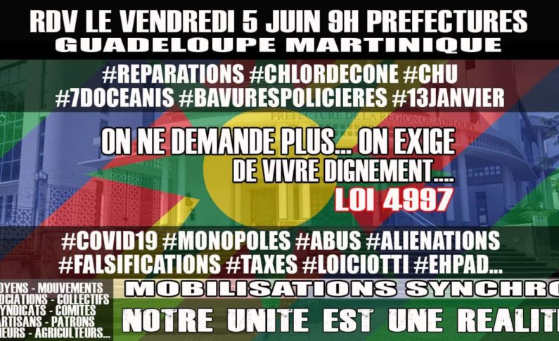Ce 5 juin 2020 sera de bonne facture en Martinique et Guadeloupe et rimera avec Préfecture