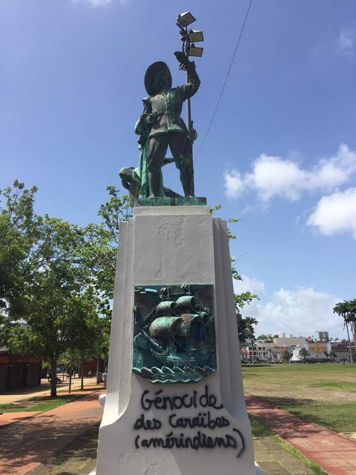 Statues en Martinique "Et ça continue encore et encore c'est que le