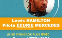 Lewis Hamilton ne soutient plus Serge Letchimy