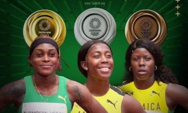 Tokyo 2020 : 100 m dames... la Jamaïque sur les trois marches du podium