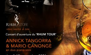 RHUM STORE lance son RHUM TOUR avec un concert piano-voix d' Annick Tangorra et Mario Canonge