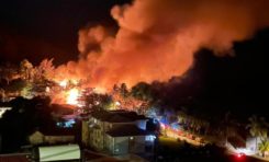 L'image du jour 28/12/21 - Incendie - Restaurants - Petibonum - Le Pélican -Carbet - Martinique