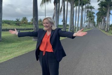 L'image du jour 27/03/22 - Marine le Pen - Guadeloupe