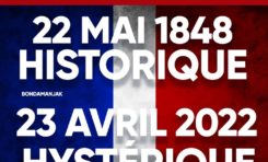 Martinique...22 mai 1848 HISTORIQUE. 23 avril 2022 HYSTÉRIQUE