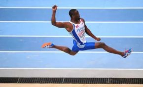 En voulant prendre de la hauteur Mickaël Leton égale le record du monde du saut en largeur de Serge Letchimy