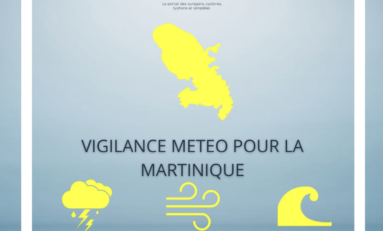 La Martinique placée en vigilance jaune