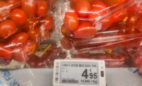 19.80 € le kilo de tomates cerise sur le gâteux gâteau de Martinique 😳😳😳🍾🍾🍾