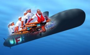 Tour de la Martinique en yoles rondes 2022 : UFR/Chanflor en sous-marin