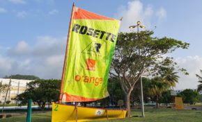 Yoles-Rondes - 36ème Tour de Martinique Rosette/Orange gagne la première étape au Robert