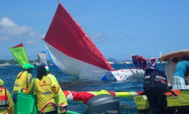37ème Tour de Martinique des Yoles-Rondes : Diany Rémi gagne la première étape au Diamant
