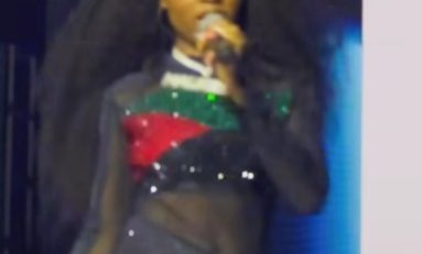 Maureen en ❤️💚🖤 au Trace Awards & Festival