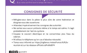 Île de La Réunion : alerte violette ...tous aux abris !!!