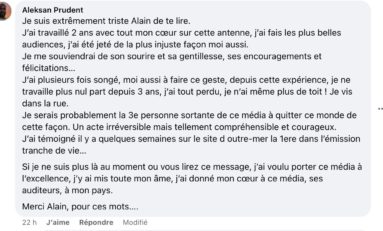Crise managériale à Martinique La 1ère... Pascale... Sylvie... William... soyez "PRUDENT"