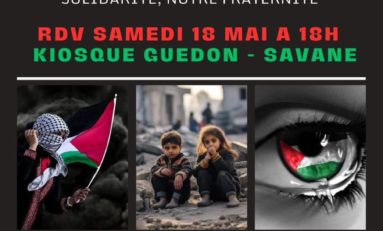 Solidarité avec la Palestine samedi 18 mai au Kiosque Gueydon