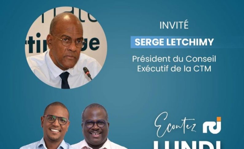 Un ex membre de cabinet de Didier Laguerre va interroger Serge "CHUM" Letchimy sur RCI ce lundi 24 mars 2025