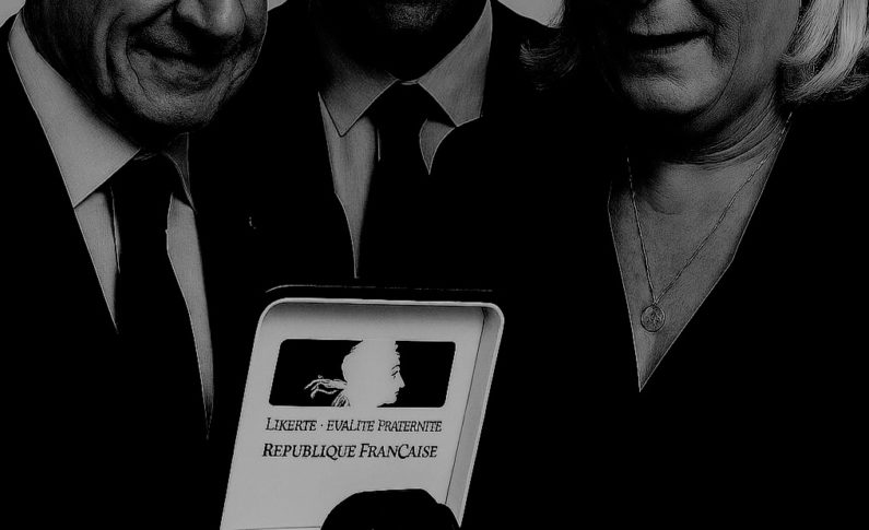 Nicolas Sarkozy...Marine Le Pen et...