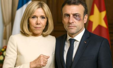 Bris gifle Macron...en bon dard et en tout cas car la VIOLENCE n'a pas de genre