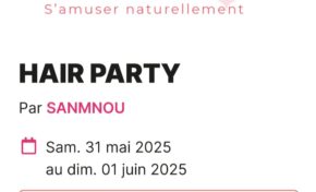Les Ateliers Hair Party débarquent à Paris !