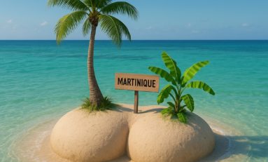 Juillet 2025...un restaurant en Martinique...1 table...2 chaises...une assiette...🍽