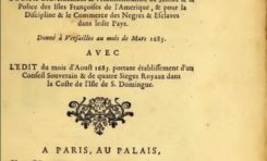 Le CODE NOIR...élaboré en...Martinique au nom de JÉSUS ✝️