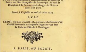 Le CODE NOIR...élaboré en...Martinique au nom de JÉSUS ✝️