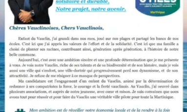 Municipales 2026 en Martinique : Utiles décramponne Cédric Crampon